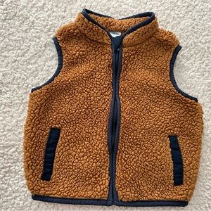 Old Navy Brown Sherpa Vest